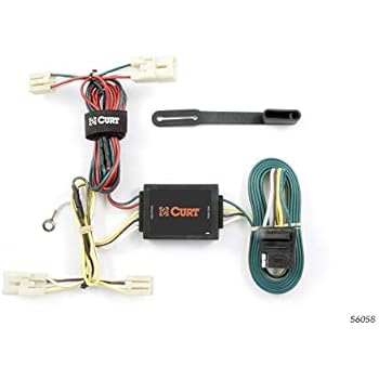 Amazon.com: CURT 56058 Vehicle-Side Custom 4-Pin Trailer Wiring Harness