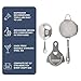 A Bar Above Professional Cocktail Strainer Set, 3-Piece Bundle, Includes Hawthorne and Julep Strainer, Fine Mesh Strainer, Rust Proof, Stainless Steel, for Home and Professional Bartender
