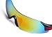 WOLFBIKE UV400 Cycling Glasses Mountain Bike MTB Sunglasses Eyewear - ONE Lens (New Black red)