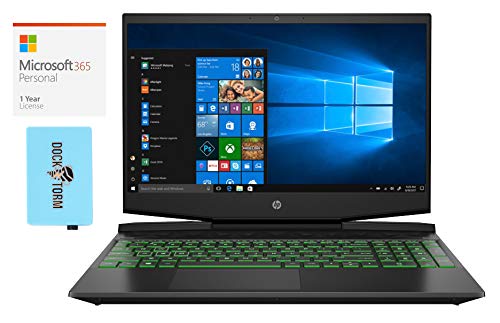HP Pavilion 15t-dk100 Gaming and Entertainment Laptop (Intel i7-10750H 6-Core, 16GB RAM, 1TB PCIe SS