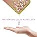 HATOSHI for Samsung Galaxy A20 Case, A30 Case with Screen Protector Tempered Glass [2 Pack], Floating Glitter Quicksand Sparkle Bling Clear Cute Phone Cover for Galaxy A20/A30 (Pink/Gold)