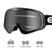 ENKEEO Motorcycle Goggles ATV Dirt Bike Off Road Racing MX Goggles Dust Proof Bendable Eyewear for Cycling Motocross Skiing