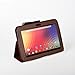 SHEROX Google Nexus 10 Case - Slim Folio Case Cover for Google Nexus 10 Inch Android Tablet (Nexus 10, BROWN)