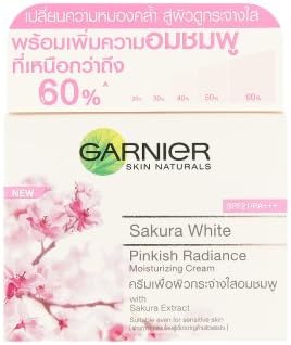 Garnier Skin Naturals Sakura White Pinkish Radiance SPF 21 Pa+++ Net Wt.18 Ml.