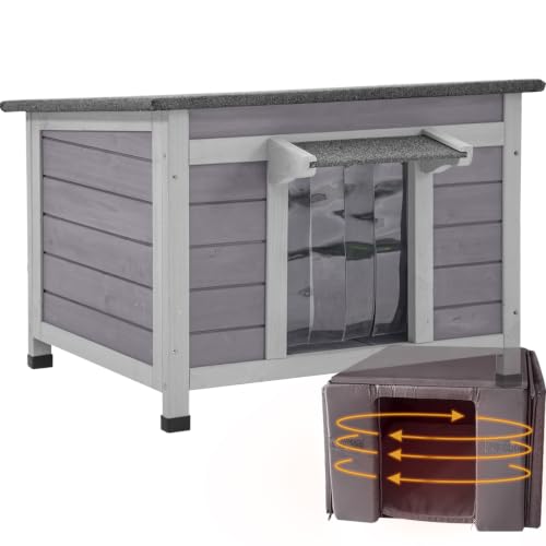 GUTINNEEN Wooden Outdoor Cat House