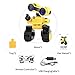 JJRC RC Programmable Robot for Kids Remote Voice Control Robot Toys Interactive Walking Singing Dancing Smart Robotics Birthday Gift Present for Kids Boys Girls (Yellow)