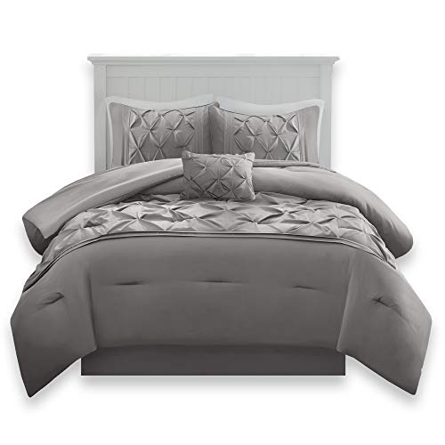 Comfort Spaces Cavoy Comforter Set Luxe Diamond Tufting, All Season Bedding, Matching Bed