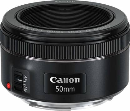 (Renewed) Canon EF 50 mm f/1.8 STM Lens (Black, 50 mm)