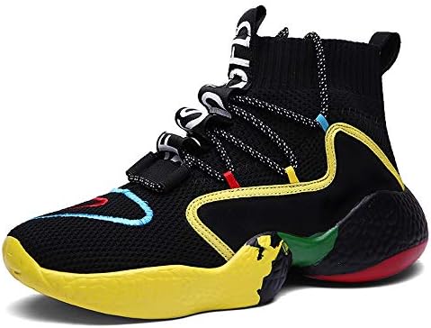 FJJLOVE Basketball Shoes, High-Top Shock Absorber Basketball Boots