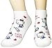 JJMax Women's Hello Kitty Cute Cotton Blend Ankle Socks Set (Milk Kitty)