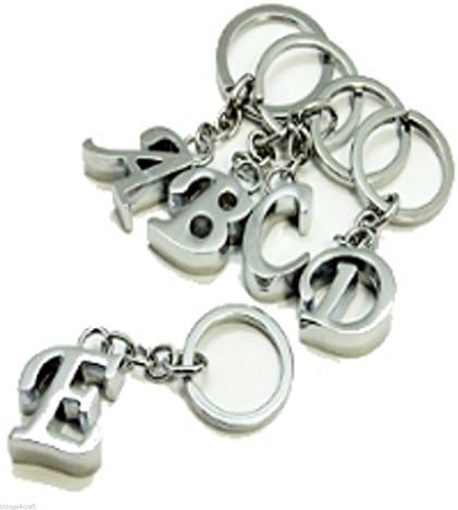 Keyring Letter - Initial Alphabet Key Ring Charm