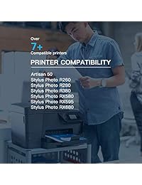 E Z Ink (TM) Remanufacturado cartucho de tinta Recambio para Epson 78 (2 Negro, 1 Cian, 1 Magenta, 1 Amarillo, 1 Light Cian, 1 Light Magenta) 7 pack para Stylus Photo R260 R280 R380 RX580 RX595 RX680