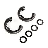 Rugged Ridge 11235.3 Black D-Ring Isolator Kit (3/4-Inch)