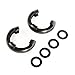 Rugged Ridge 11235.3 Black D-Ring Isolator Kit (3/4-Inch)