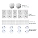 happy-100 Cabinet Locks Child Safety, Baby Proofing Magnetic Drawer Locks,10 Locks + 2 Key with 8 Safety Corner Protectors-No Tools Or Screws Needed(White)