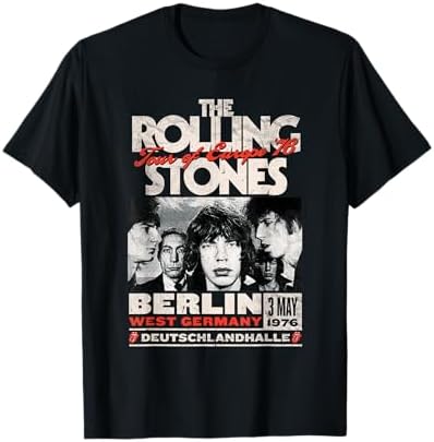 Amazon.com: Rolling Stones Men's Tour 78 T-Shirt Small Black
