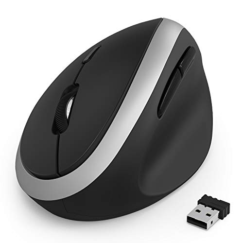 Wireless Vertical Mouse, Jelly Comb Wireless Mouse 2.4G High Precision
