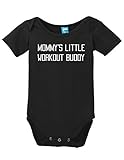 Mommys Workout Buddy Printed Infant Bodysuit Baby Romper