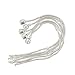Yeshan 5PCS Women Silver Plated Bracelet Snake Chain with Classic Bead Barrel Clasp Fits All Chamilia Troll Biagi Beads-8.7inch