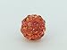 iCherry(TM) 10mm 100pcs/Lot Red Orange Clay Pave Disco Ball for Rhinestone Crystal Shamballa Beads Charms Jewelry Makings