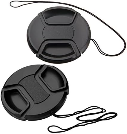 RVP 2-Pack 77mm Center Pinch Snap-on Lens Cap for Nikon Lens Replacement for LC 77