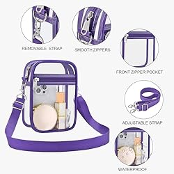 USPECLARE Clear Purse Stadium Transparent Messenger