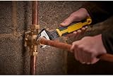 Stanley Adjustable Wrench 30 x 200 mm Protective Finish Bi-Material Handle view 13