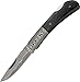Magnum 01MB551DAM Damascus Knife with 2-1/2 in. Straight Edge Blade, Black Bone