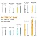 VIGRUE Plastic Drywall Anchors Self Tapping Screws and Ribbed Anchors Assortment Kit 200 Piece(Type A)