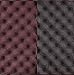 New Level 12 Pack- Burgundy/Charcoal Acoustic Panels Studio Foam Egg Crate 1