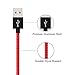 Asonlye Charger Cable, Charging Cord 6FT Nylon Braided 8 Pin Lightning to USB Cables for Apple iPhone 7 7 Plus 6s 6s Plus 6 6 plus 5s 5c 5 iPad Air iPad mini iPod ( Red and Black) 1 Pack