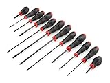 TEKTON Phillips/Slotted High-Torque Screwdriver Set, 12-Piece (1/8-5/16, #0-#3) | DRV41216