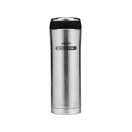 MILTON Thermosteel Optima 500 ML - Steel Plain(EC-TMS-FIS-0009_Silver)