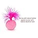Interactive Catnip Cat Toys Ball Plush Cat Toy with Feathers and Bell Inside for Kitten in Gift Box by PetJollies (Pack of 3 )