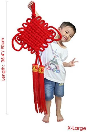 Pure Handmade Chinese knot Tassel for Home Decoration or Office Decoration (X-Large)