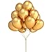 LeeSky 100 Pack 12 Inches Gold Color Latex Balloons Party Decoration Accessories & Party Favors