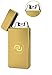 Novelty Wares™ - USB Flameless Plasma Dual Arc Rechargeable Windproof Cigarette Lighter with Charging Cable and Gift Box (Gold)