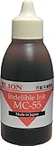 Lion Fast Drying Industrial Ink, Red, 1 Ink Bottle (MC-55-RD)