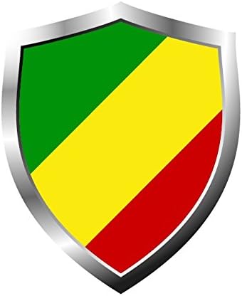 Republic of Congo flag sticker wall decal magnet