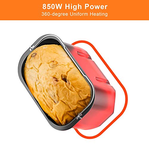 MOOSOO MAX 3.6LB Bread Machine, 15in1 Automatic Bread Maker With Gluten Free and Homemade