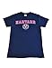 Harvard University Women's Collegiate Crest T-shirt, Medium, Navy