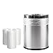 4 Gallon Clear Trash Bags, Aijoso Small Trash Bags Bathroom Garbage Bags Wastebasket Can Liners for Bathroom, Kitchen, Office 15 Liter Trash Can Liners, 150 Counts