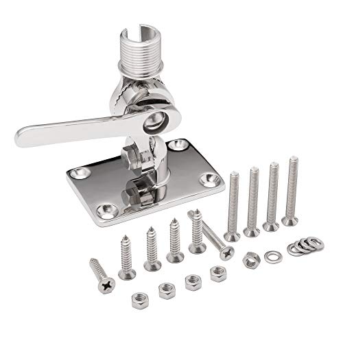Calissa Offshore Tackle Marine VHF Antenna Mount Adjustable Base