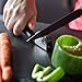 Knife Sharpener BOJ with Ergonomic Handle and Wheel Sharpening System - Repair and Restore Knives