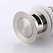 KES Bathroom Sink Drain with Overflow Vessel Sink Lavatory Vanity Pop Up Drain Stopper Brushed Nickel, S2007A-BN