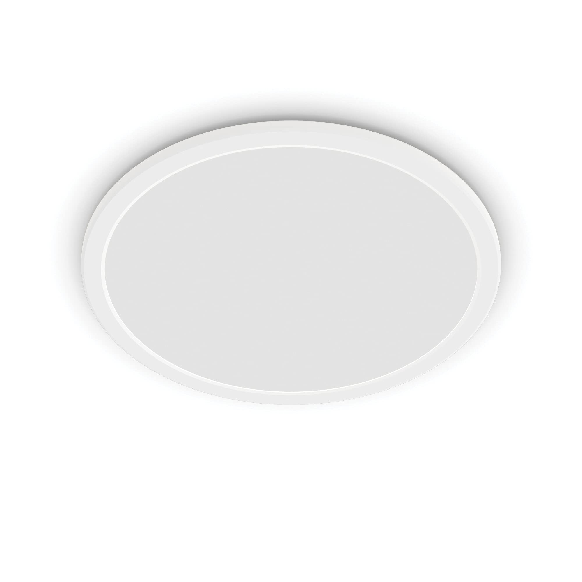 Philips LED Superslim Bathroom Ceiling Light 27K 15W, Warm White IP44. For Bathroom And Kitchen Lighting