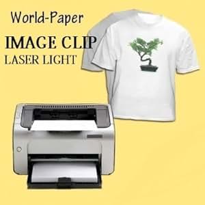 Amazon.com : Laser Heat Transfer Paper For Laser Printers 8.5x11 (50 Sheets) : Fabric Iron On 