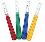 Best large seam ripper 100% durable from The Shop 1220. Four brightly colored seam rippers in each package, each one has protective cap. Perfect sewing supplies for opening seams and hems.