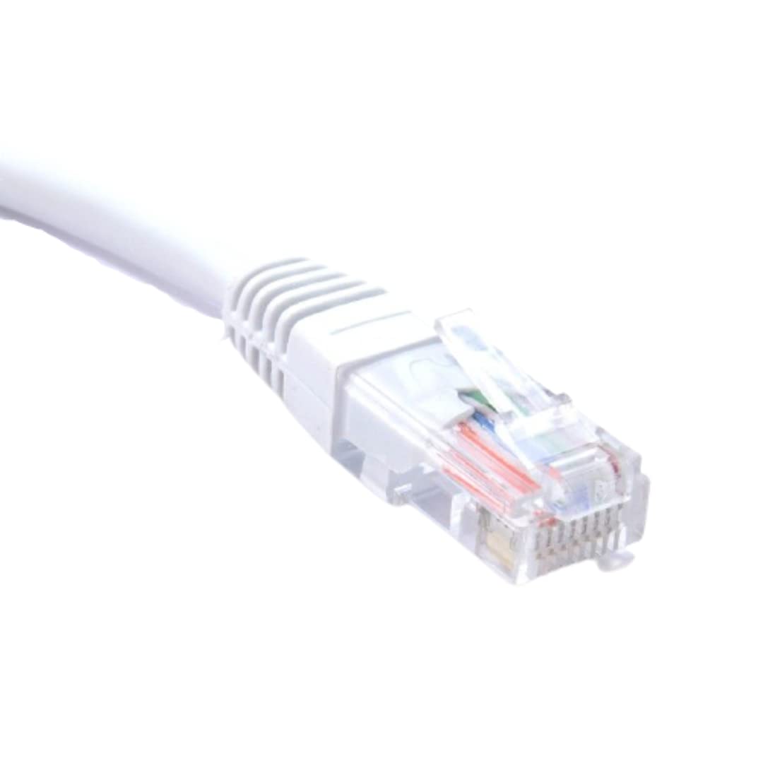 JAFSAL ONLINE 10m-20m Cat5e (enhanced) High Speed Ethernet Cable – Lan Network Cable with RJ45 Connector Lead – Ideal for Internet, Router, Modem, Smart TV, PC and Laptop – 10m White
