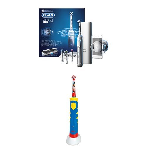 Oral-B Oral-B Genius 9000 White Elektrische Zahnbürste inklusive gratis Zahnpflege-Set